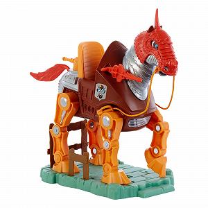 Фигурка Masters of the Universe Origins Stridor с роботом-лошадью, пусковой установкой и 3 плазменными бластерами, с подставкой, 18 см synthetic.ua - Фото 1