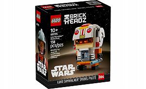 Конструктор Лего LEGO Brick Headz Люк Скайвокер (пілот-бунтар) (40795) synthetic.ua - Фото 1