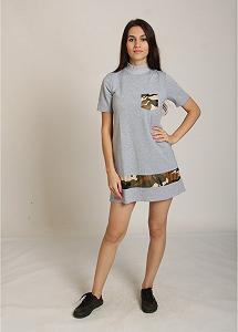 Платье MTP M Серый (KO-8-111-Gray) - Фото 1