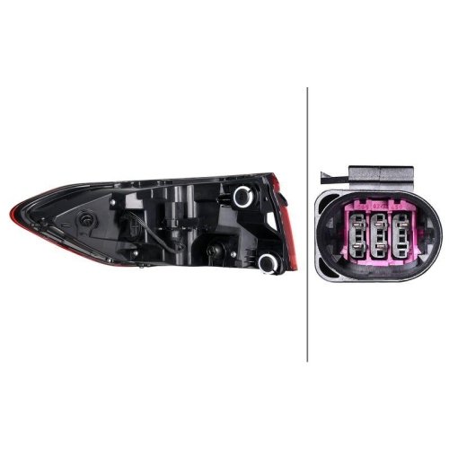 Задній ліхтар HELLA 2SD 013 095-661 для AUDI, фото №2