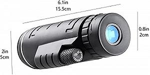 Монокуляр MRKU 12x50 c держателем для смартфона, штативом и призмами FMC для дикой природы и наблюдения за птицами synthetic.ua - Фото 1