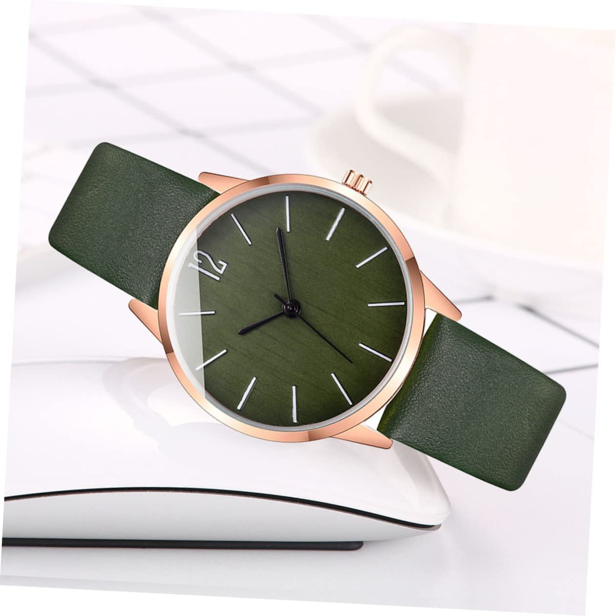 Женские часы WRITWAA Цифровые часы Синие часы из нержавеющей стали Красный, фото №9