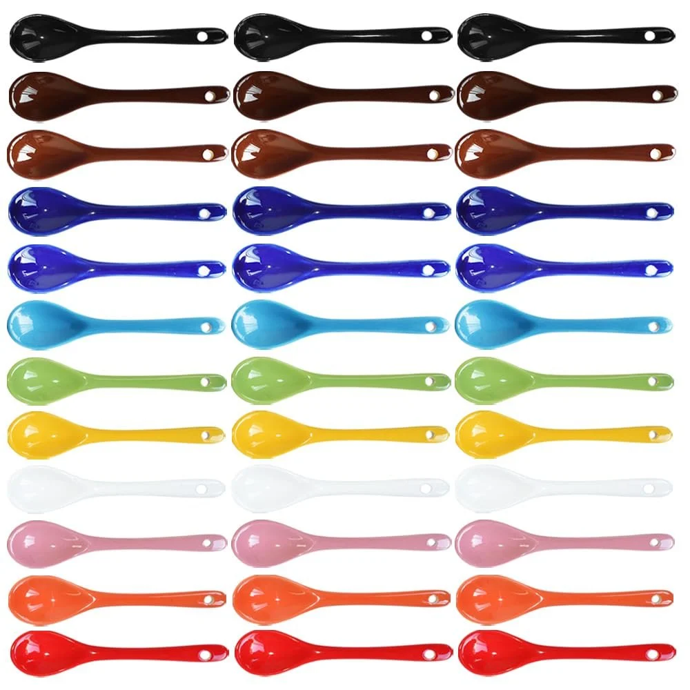 Ложка Фарфор 12 кольорів Керамічні, фото №1