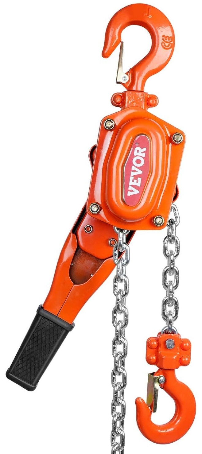 Ручной цепной таль VEVOR HS0.75-1.5 Orange, фото №2 Ручной цепной таль VEVOR HS0.75-1.5 Orange, фото №2