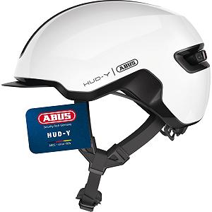 Шолом Urban ABUS HUD-Y з магнітним, перезаряджуваним LED заднім ліхтарем та магнітною застібкою - Фото 1