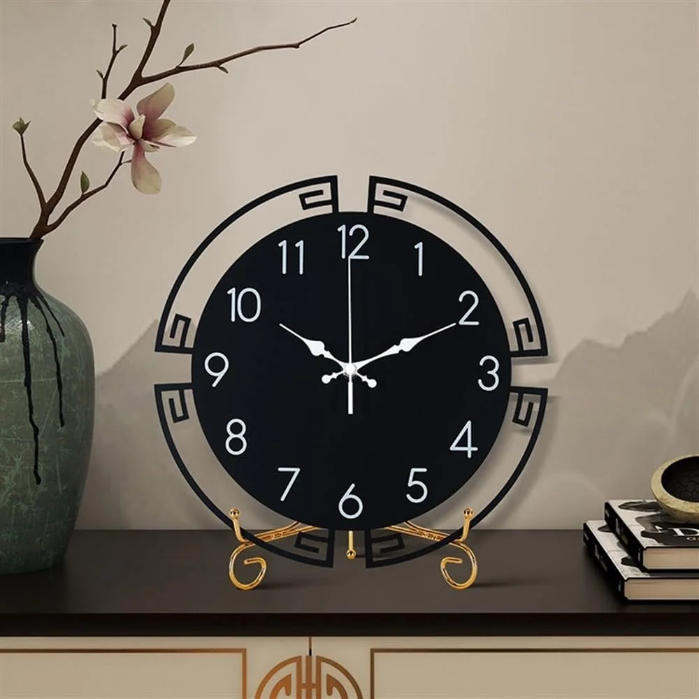 Настільний годинник Aioneer у китайському стилі, металевий, простий, фото №4 Настільний годинник Aioneer у китайському стилі, металевий, простий, фото №4