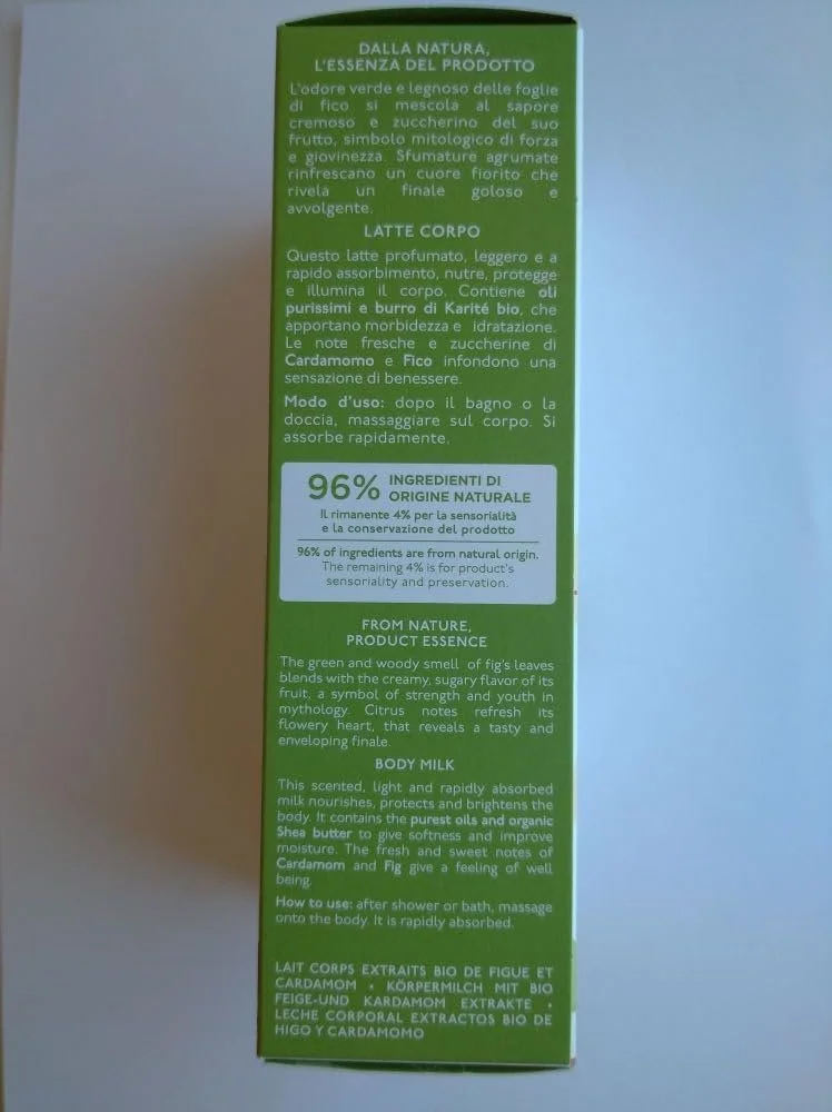 Лосьйон для тіла Nature's Fico Latte Corpo 150 мл, фото №5