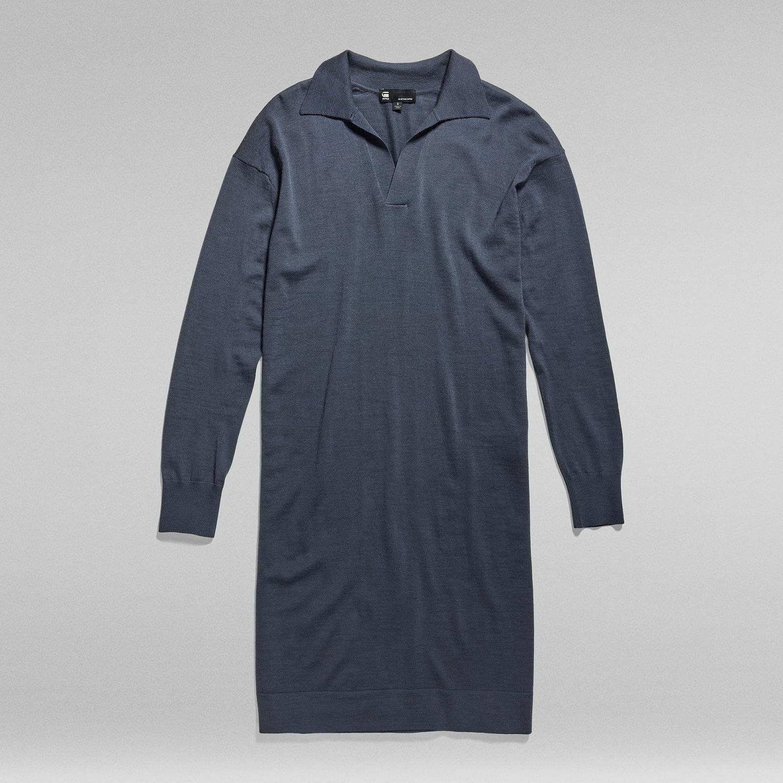 Жіноча сукня G-Star Polo Dress Knit Washable Merino Knit - S, фото №4 Жіноча сукня G-Star Polo Dress Knit Washable Merino Knit - S, фото №4