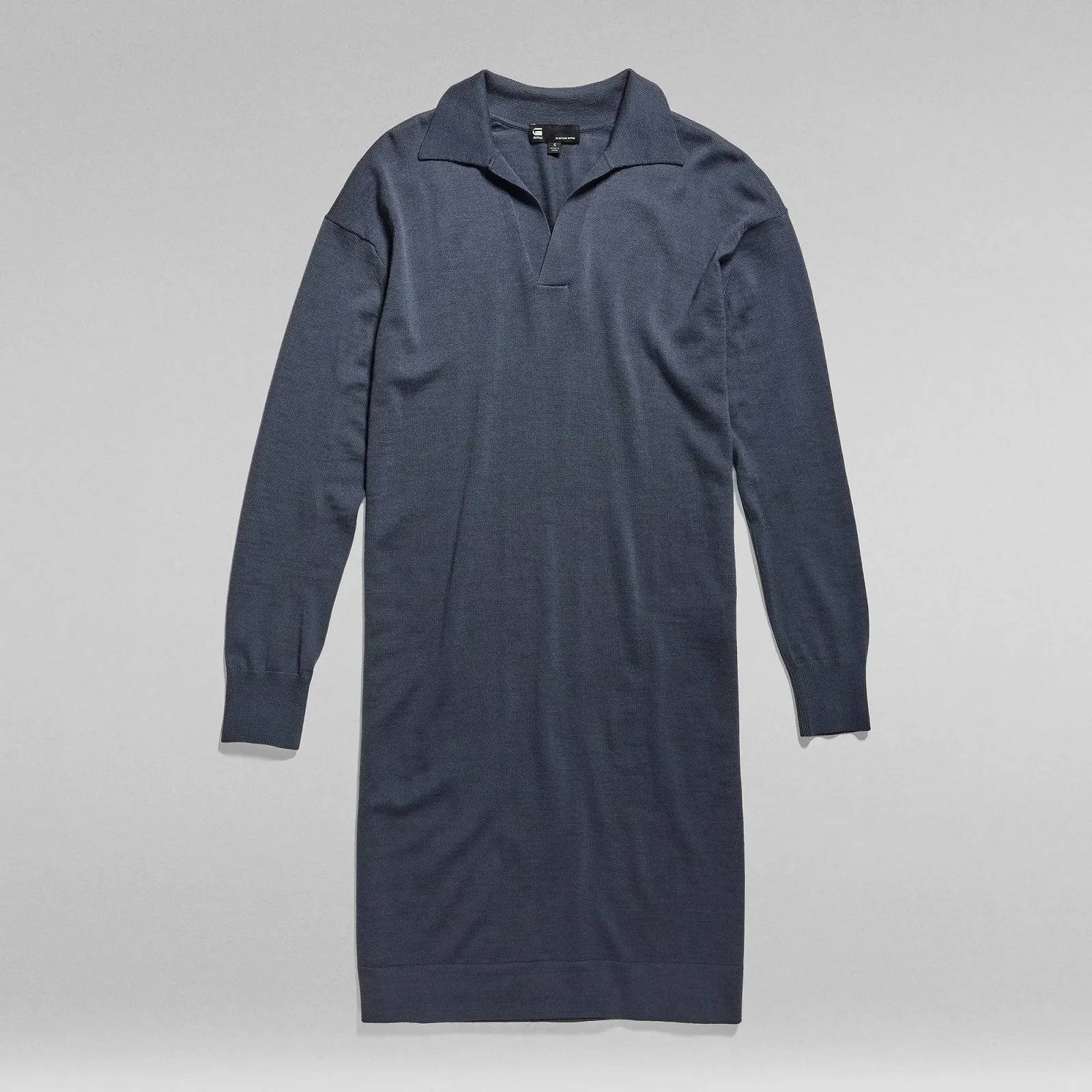 Женское платье G-Star Polo Dress Knit Washable Merino Knit - S, фото №4