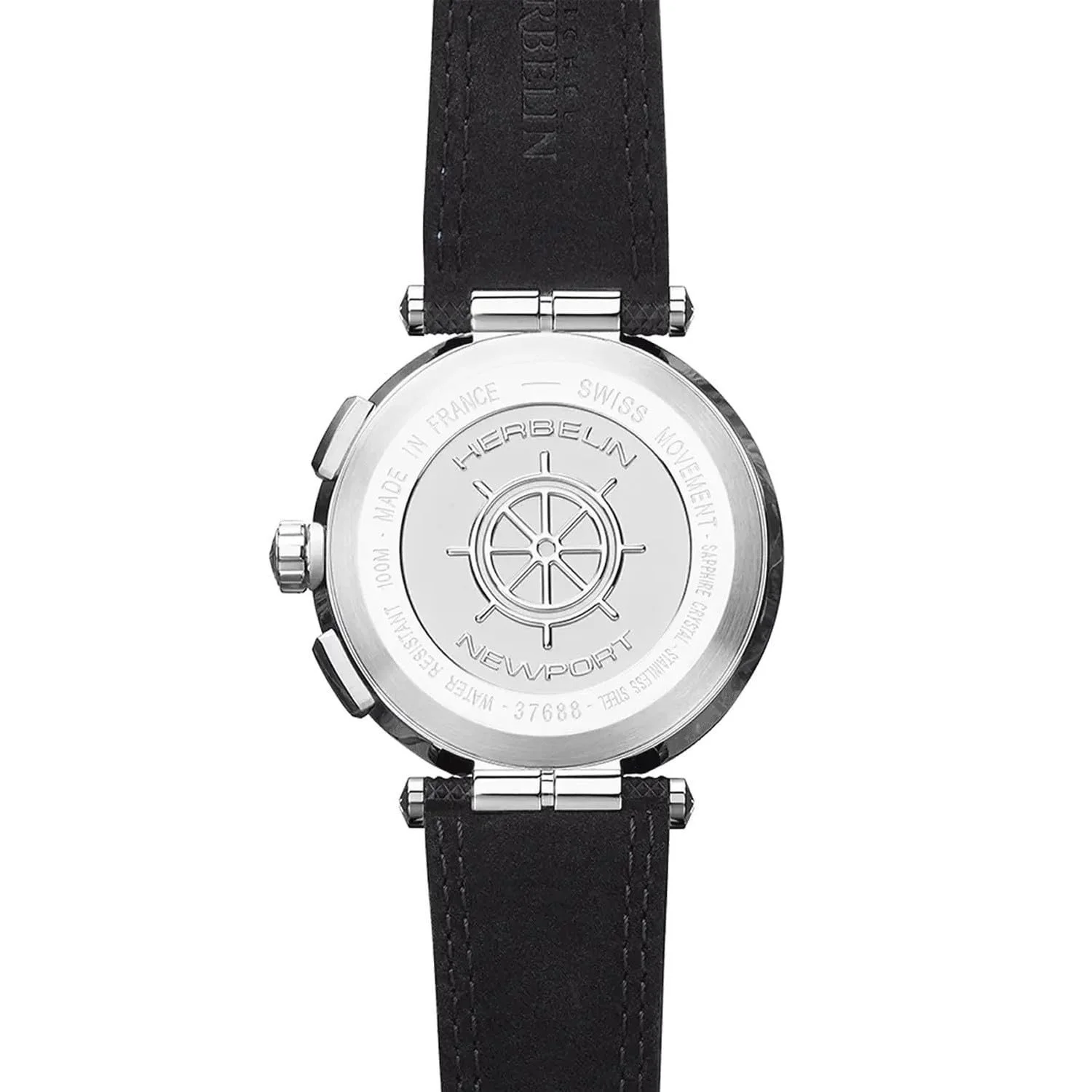 Мужские аналоговые часы Michel Herbelin Quartz с резиновым ремешком 37688AG65, черный, ремешок, фото №3 Мужские аналоговые часы Michel Herbelin Quartz с резиновым ремешком 37688AG65, черный, ремешок, фото №3