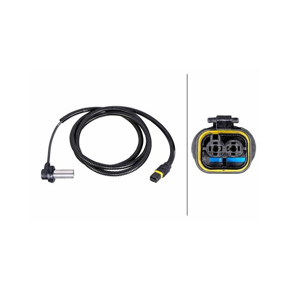 Датчик частоты вращения колеса HELLA 6PU 230 052-041 для MAN, передний мост справа, фото №1