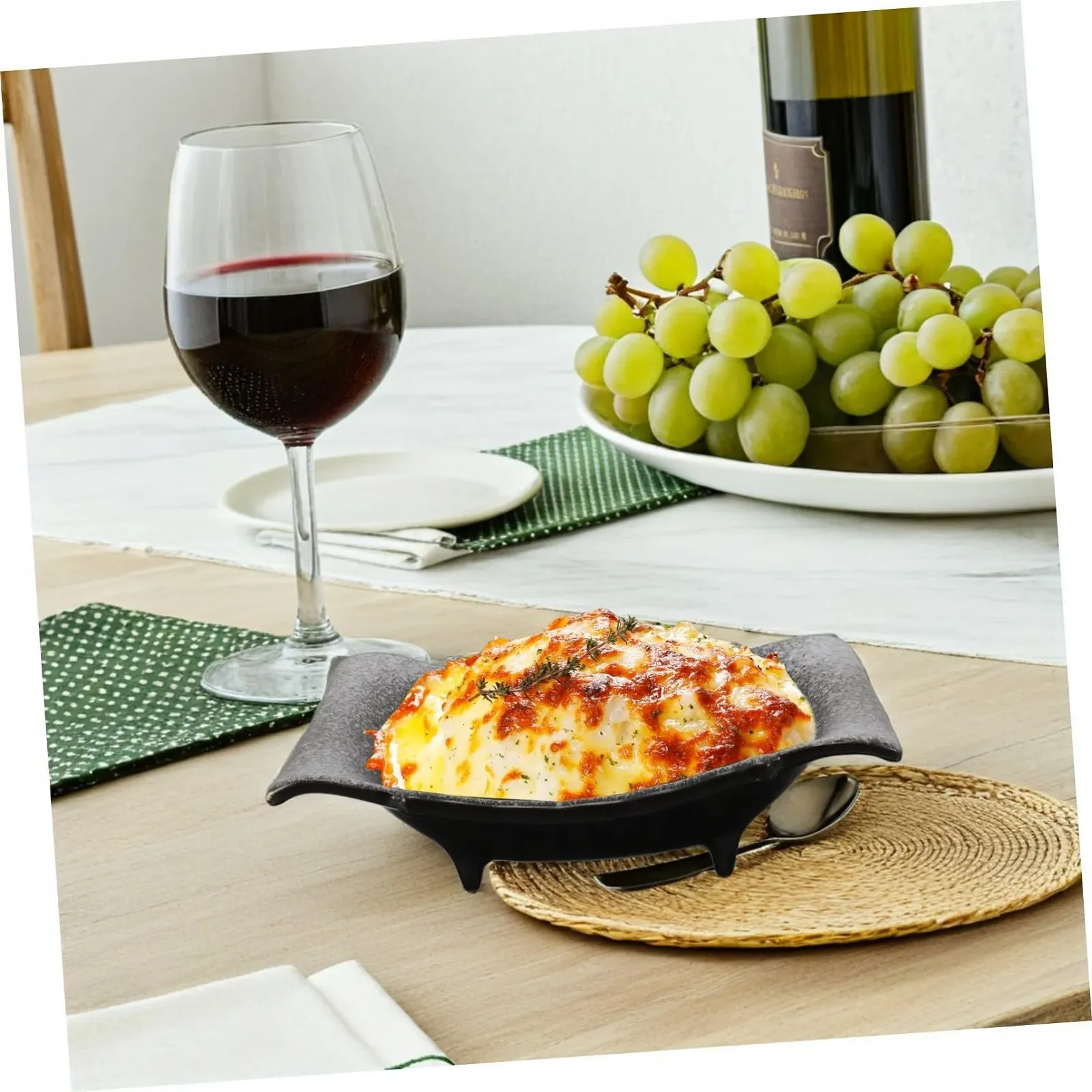 Форма для запекания керамическая прямоугольная в японском стиле с эргономичными ручками маленькая, фото №5 Форма для запекания керамическая прямоугольная в японском стиле с эргономичными ручками маленькая, фото №5