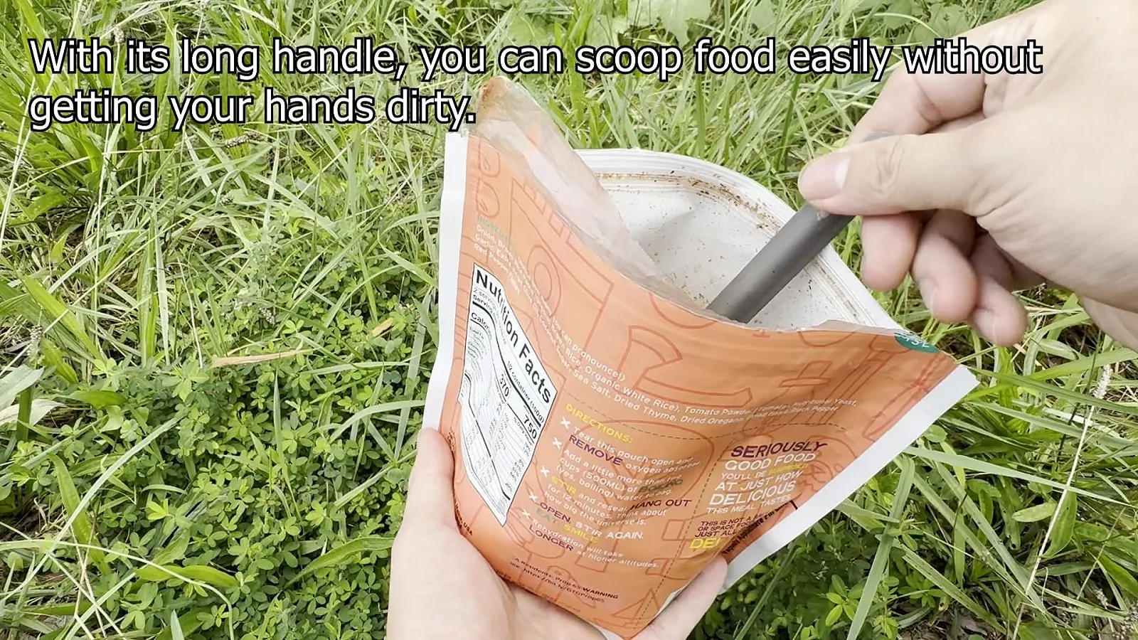 Ложка TOAKS Титан з довгою ручкою та полірованою чашею, фото №5