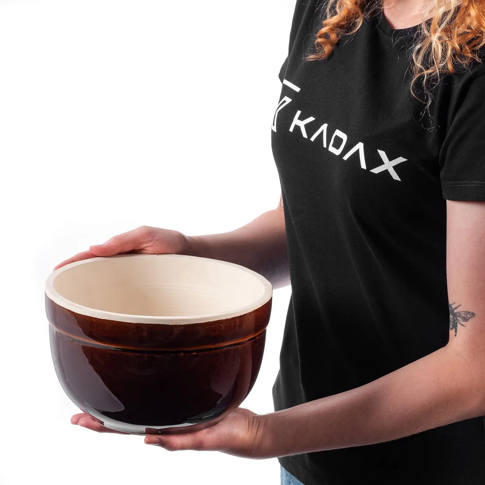 Миска для смешивания KADAX Olympia Глиняная, керамическая, с желобками, для посудомоечной машины, 3 л, фото №4 Миска для смешивания KADAX Olympia Глиняная, керамическая, с желобками, для посудомоечной машины, 3 л, фото №4