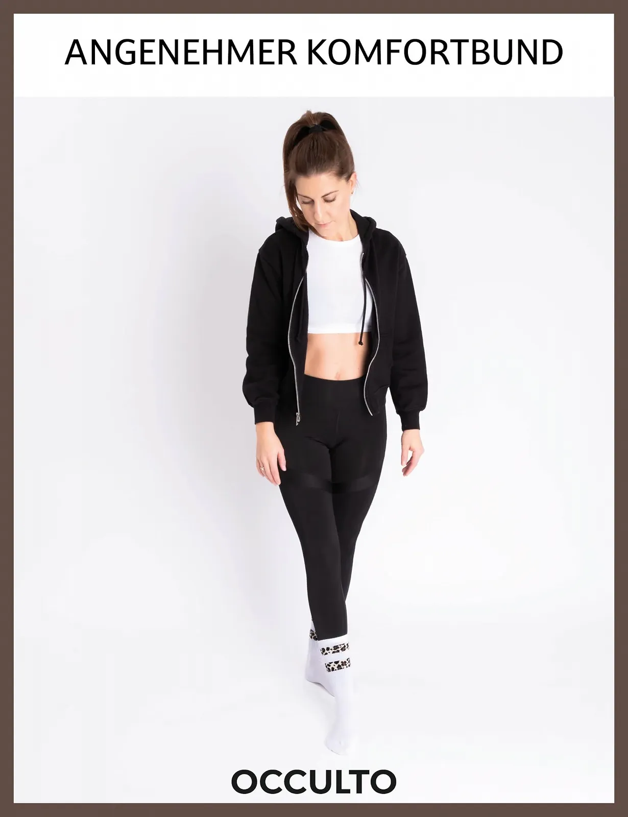 Носки Occulto Женские с леопардовым узором (Модель: Nala), фото №4