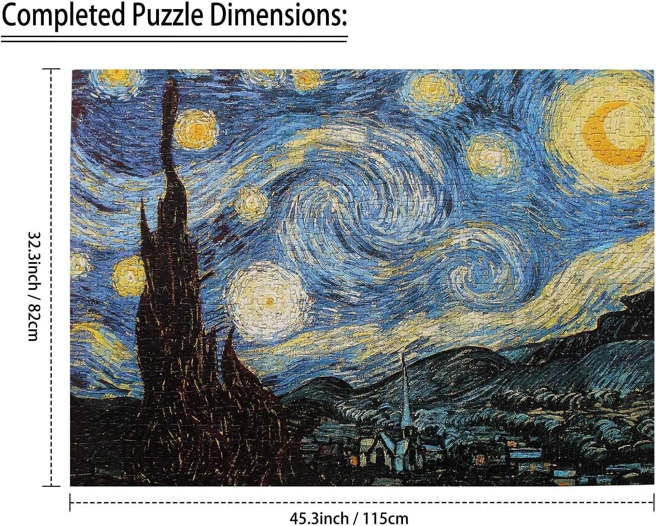 Пазл Starry Night 3000 деталей 115 x 82 см, фото №2