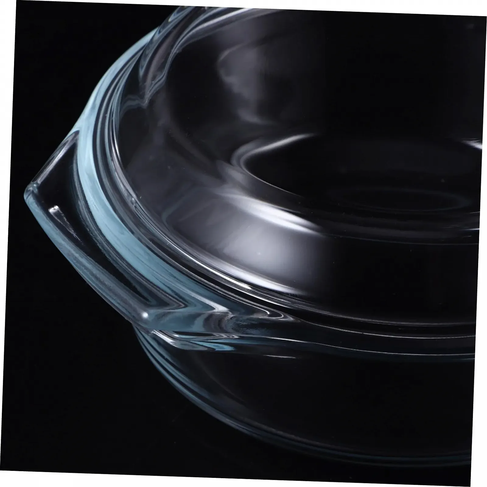 Кастрюля для запекания NOLITOY Стеклянная Круглая с крышкой Термостойкая Прозрачная, фото №8