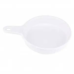 Форма для випікання SOLUSTRE керамічна кругла з ручкою Біла - Фото 1