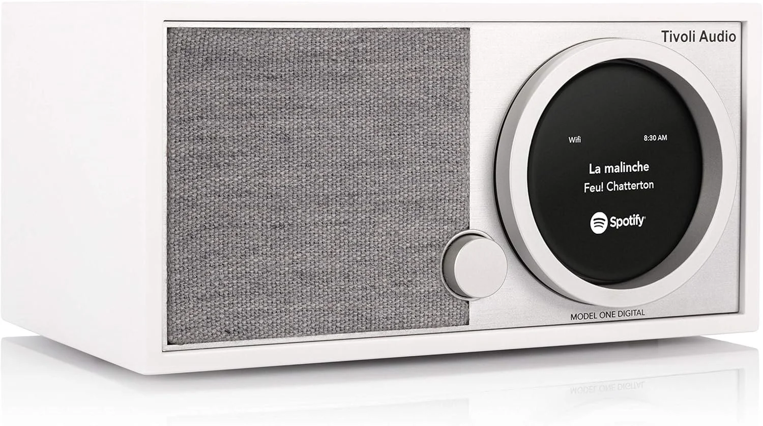 Портативна колонка Tivoli Audio One Digital+ / Wi-Fi / Bluetooth / FM / DAB+ / Білий/Сірий, фото №2