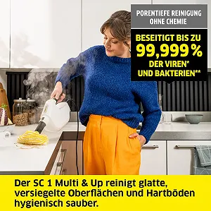 Пароочисник Kärcher SC 1 Multi & Up 0,2 л 1,6 кг EasyFix Large synthetic.ua - Фото 1