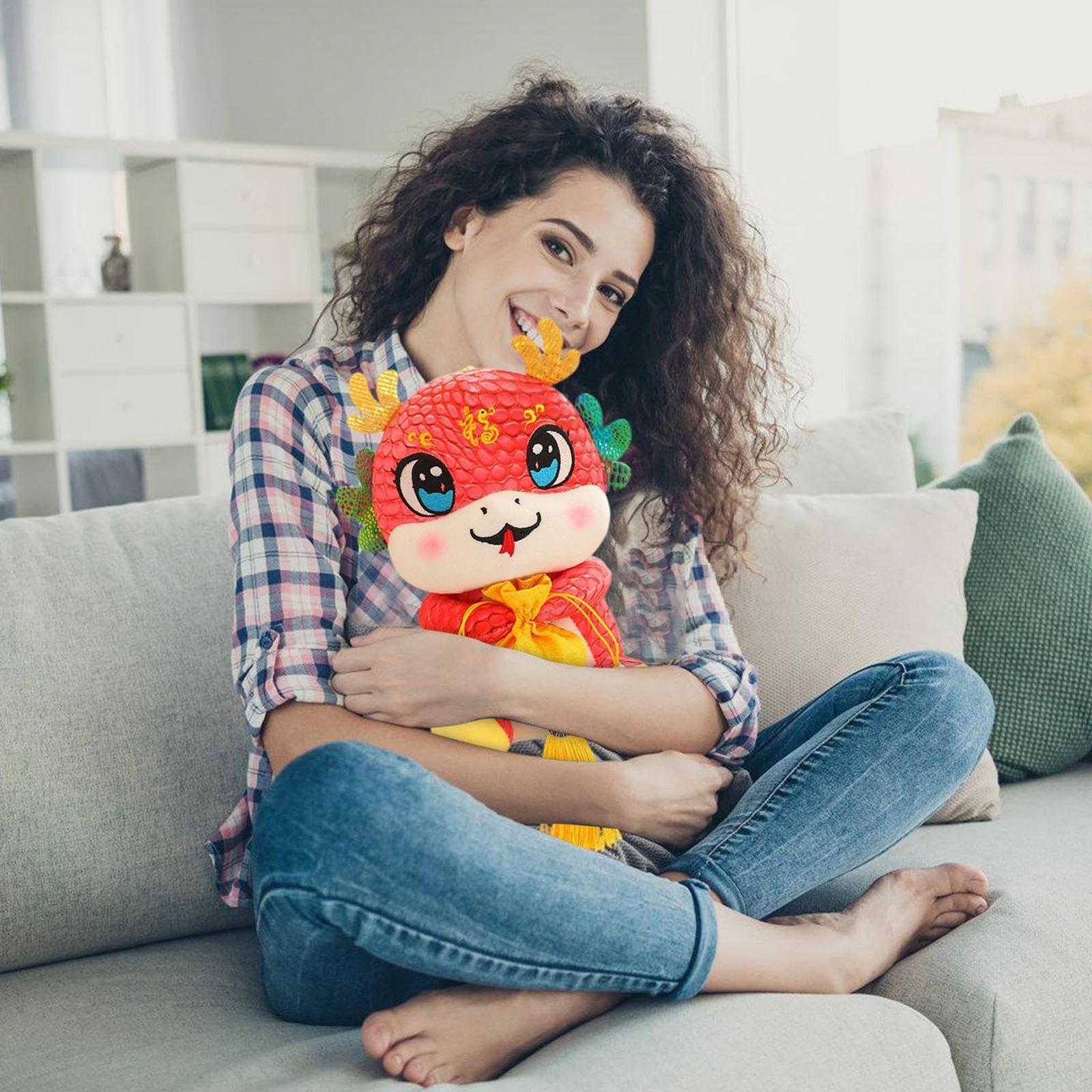 Плюшевая мягкая игрушка Mondneujahrsschlange из искусственной змеи 11-дюймовая для всех возрастных категорий, фото №6