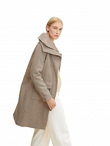 Пальто TOM TAILOR Зі Стійкою Коміром Жіноче synthetic.ua - Фото 1