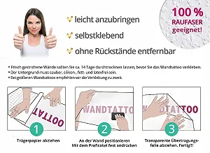 Наклейка на стіну Grandora W723 Carpe Diem з метеликами 34 кольори synthetic.ua - Фото 1