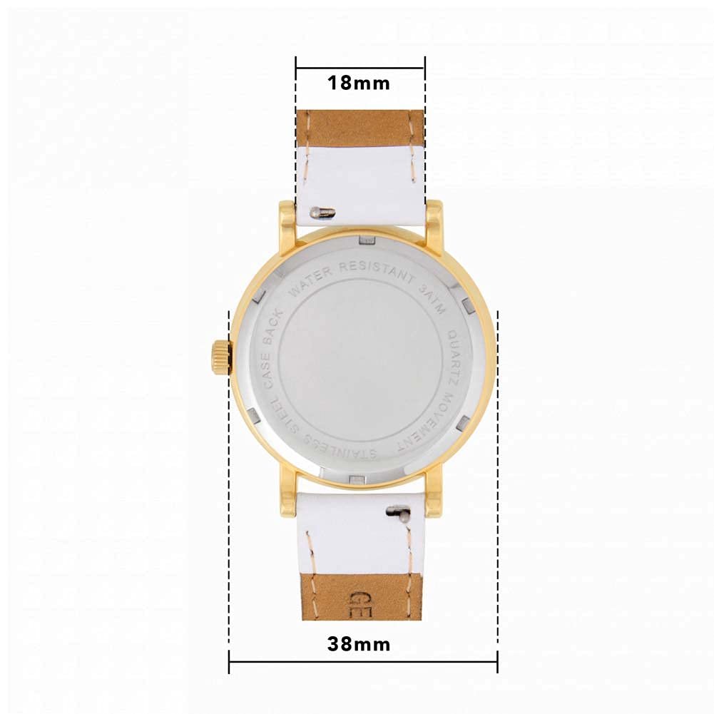 Женские часы Toff London Австрийский флаг 38 мм корпус 3ATM водонепроницаемый кварцевый механизм, фото №5