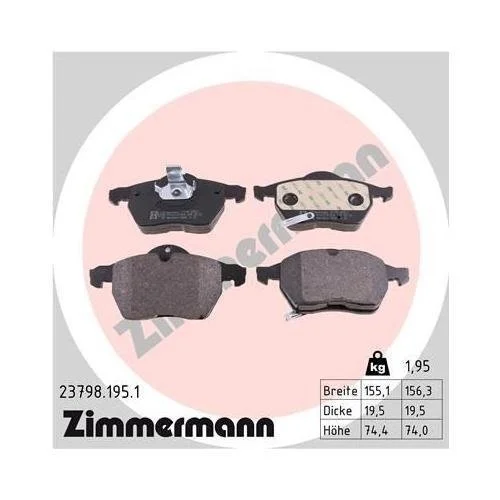 Гальмівний диск Zimmermann Coat Z 430.1488.20 для OPEL SAAB GENERAL MOTORS BAIC, фото №3