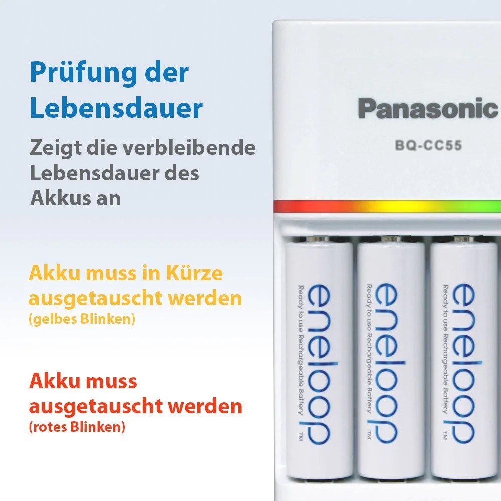 Зарядний пристрій Panasonic eneloop Intelligent Premium для 1-4 NI-MH AA AAA акумуляторів, фото №6