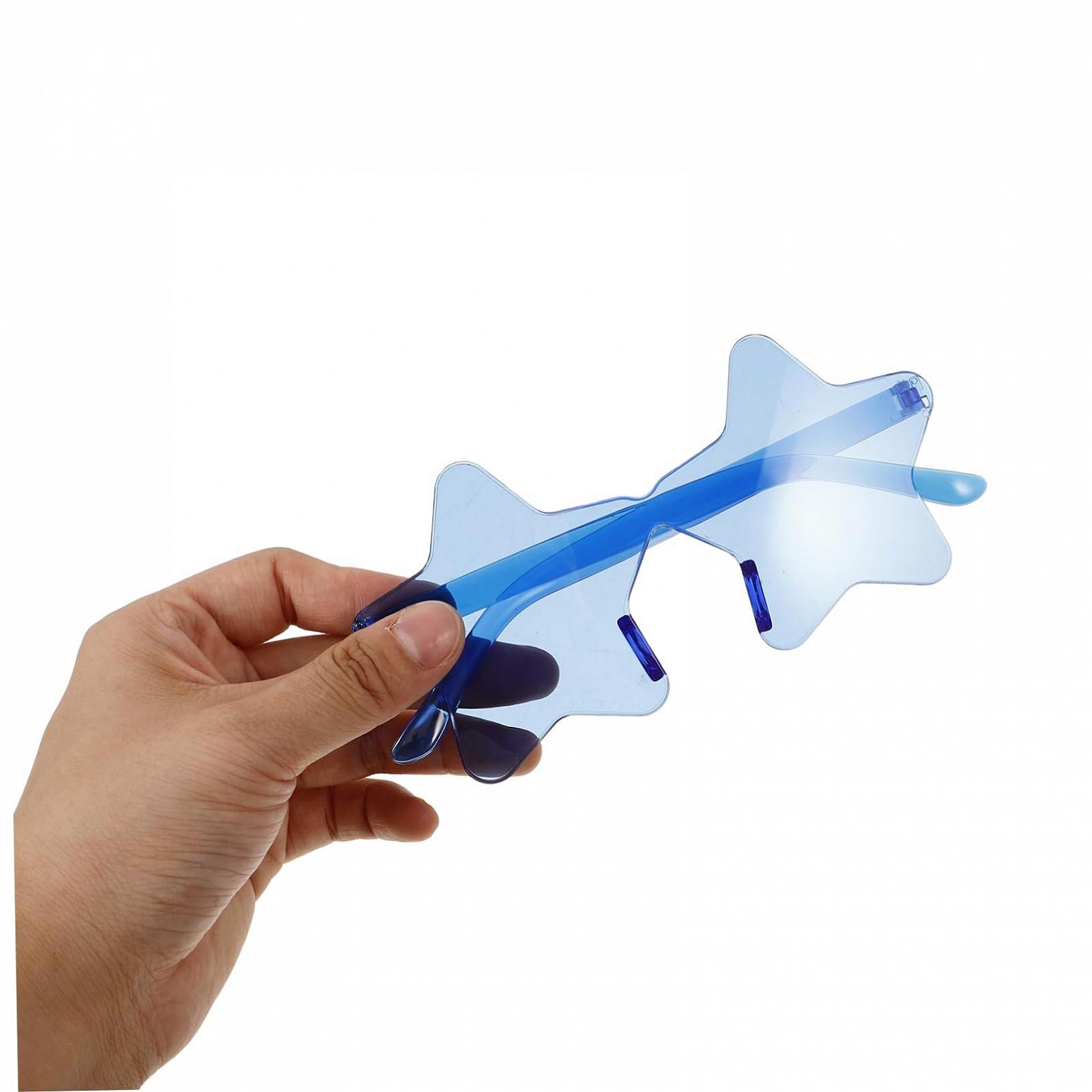 Сонцезахисні окуляри COLLBATH Pentagram, жіночі, модні, у формі зірки, унісекс, без оправи, фото №9