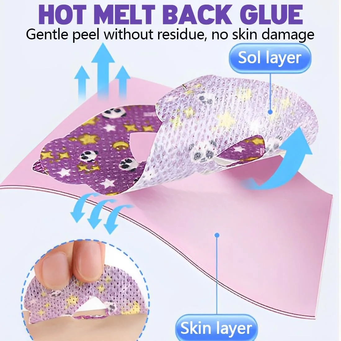 Пластыри для рта от храпа XOXVURI, 60 шт., фото №3