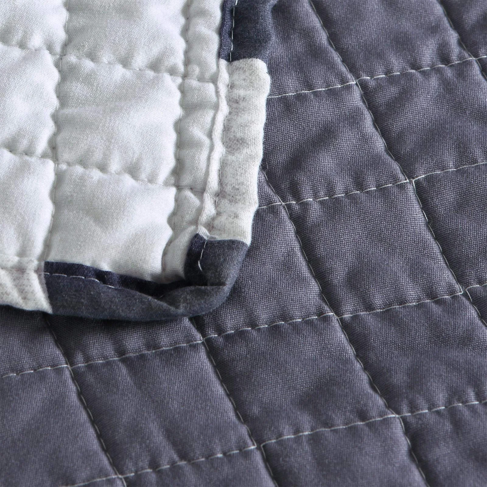 Покривало Holistar Двоспальне стьобане клаптикове двостороннє 150x200 см, фото №3