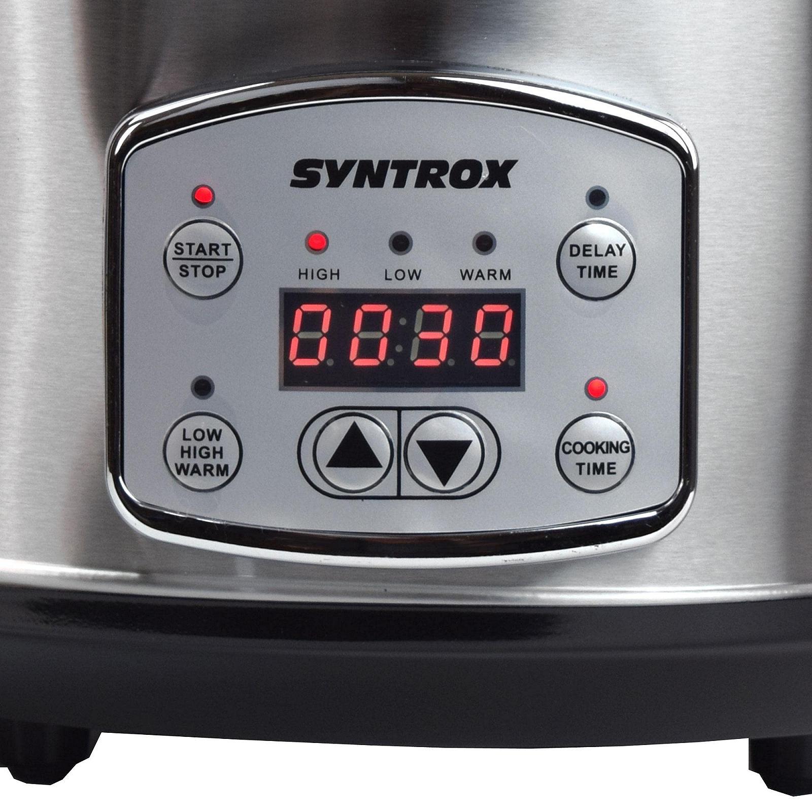 Скороварка Syntrox Germany на 6.5 л з 3 рівнями нагрівання та функцією підігріву 320 Вт, фото №4