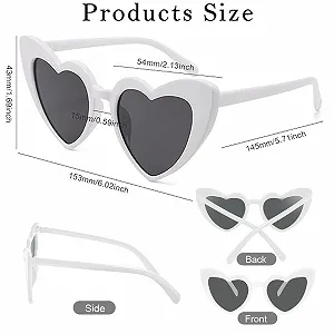 Солнцезащитные очки в форме сердца в стиле ретро Exsbtay (6 шт.) synthetic.ua - Фото 1