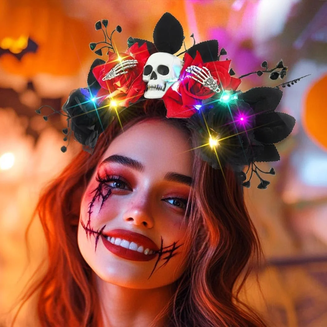 LED Хэллоуин Обруч на голову, фото №3 LED Хэллоуин Обруч на голову, фото №3