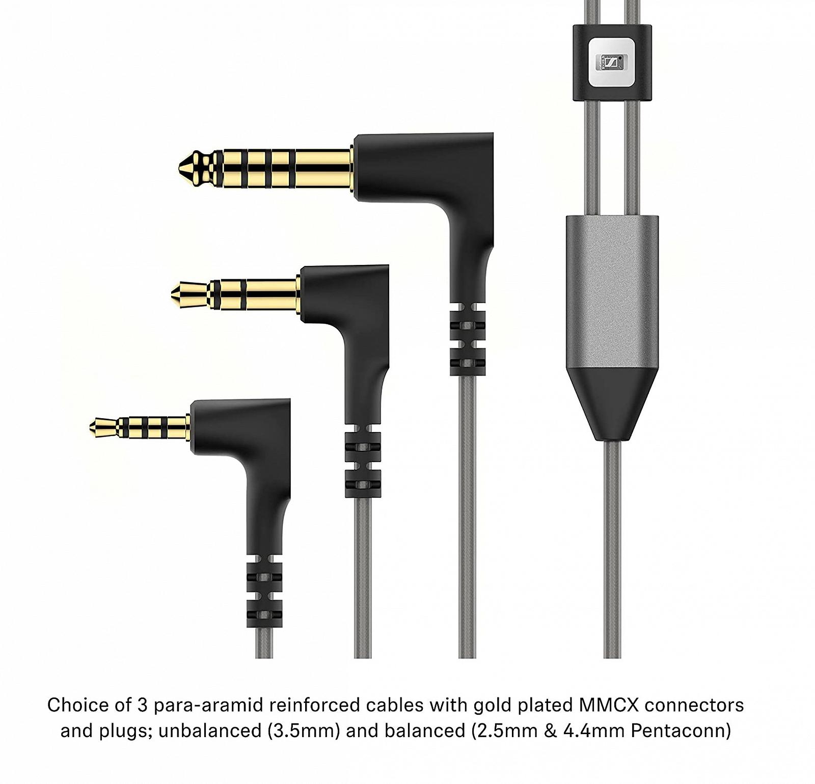 Навушники Sennheiser IE 900 Audiophile Внутрішньовушні Монітори Провідні TrueResponse Transducers з X3R Технологією Сірий, фото №5