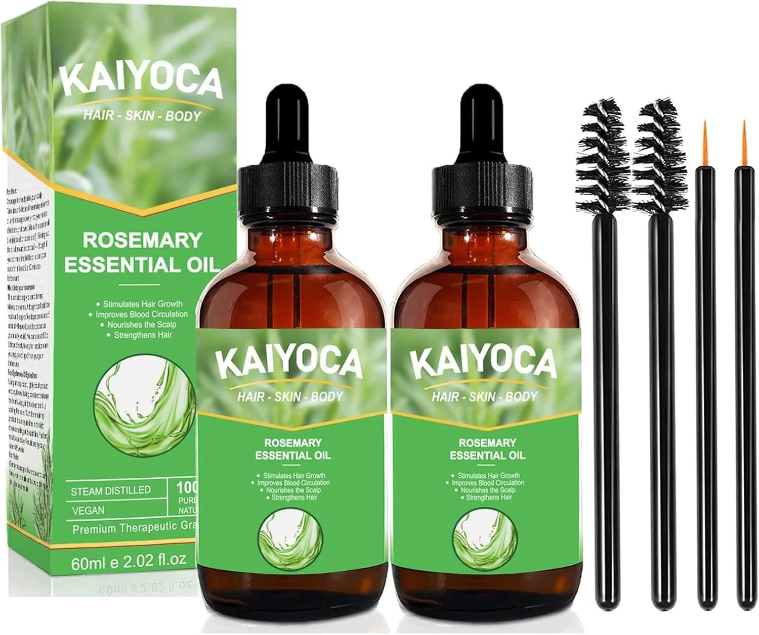 Олія Ефірна Натуральна Розмаринова 2 шт для росту волосся, фото №1 Олія Ефірна Натуральна Розмаринова 2 шт для росту волосся, фото №1