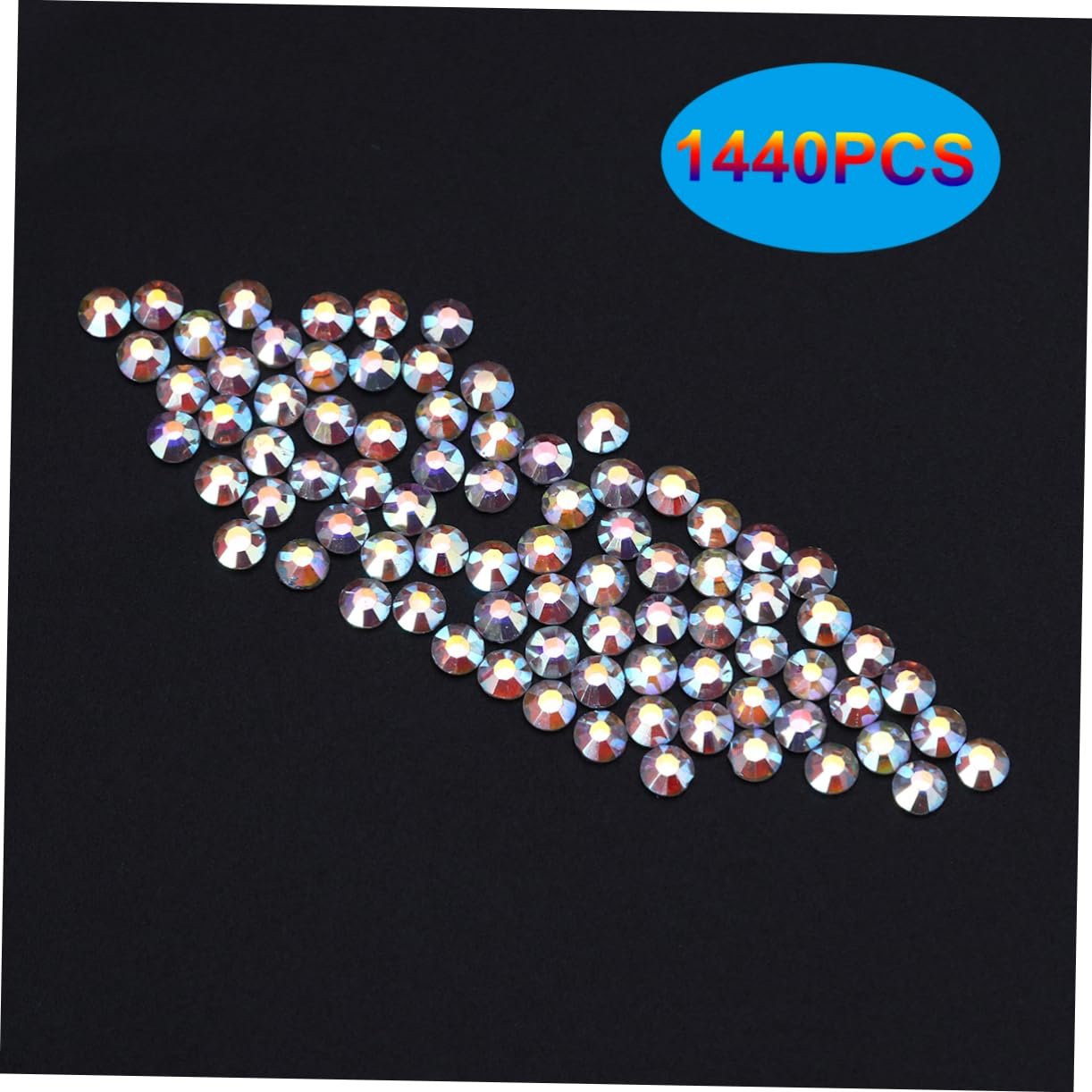 Кристали Lurrose 1440 штук з плоскою задньою частиною, фото №3