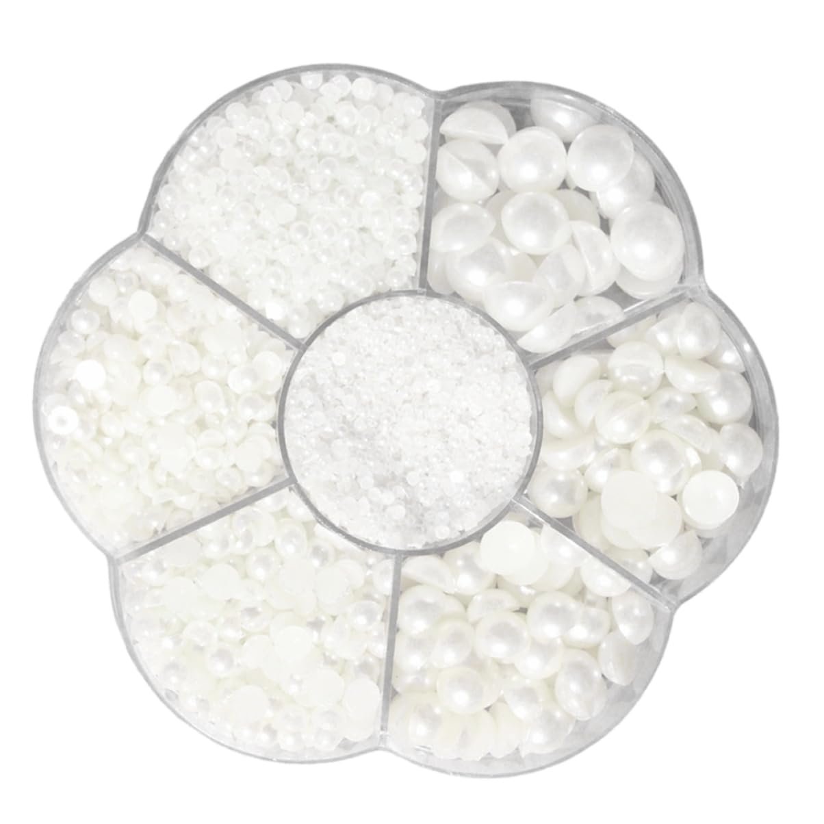 Стразы COHEALI 11200 штук Плоские стразы для ногтей Акриловые Бусины для ваз для рукоделия Рассыпные бусины Круглые бусины Набор DIY Бусин Пластиковые бусины, фото №2