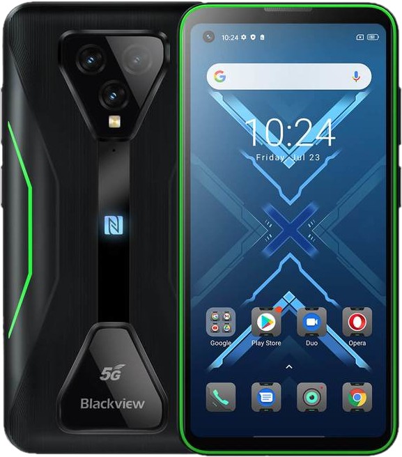 Смартфон 6.36" Blackview BL5000 8/128Gb 5G 2-SIM NFC 16/16Мп 8 ядер Android 11 Green, фото №1