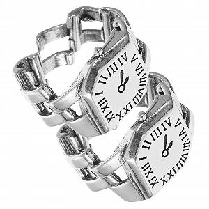 Купить Кольцо-часы Healvian с римскими цифрами, регулируемое, винтажное, 2 шт. - Фото 1 Кольцо-часы Healvian с римскими цифрами, регулируемое, винтажное, 2 шт. - Фото 1