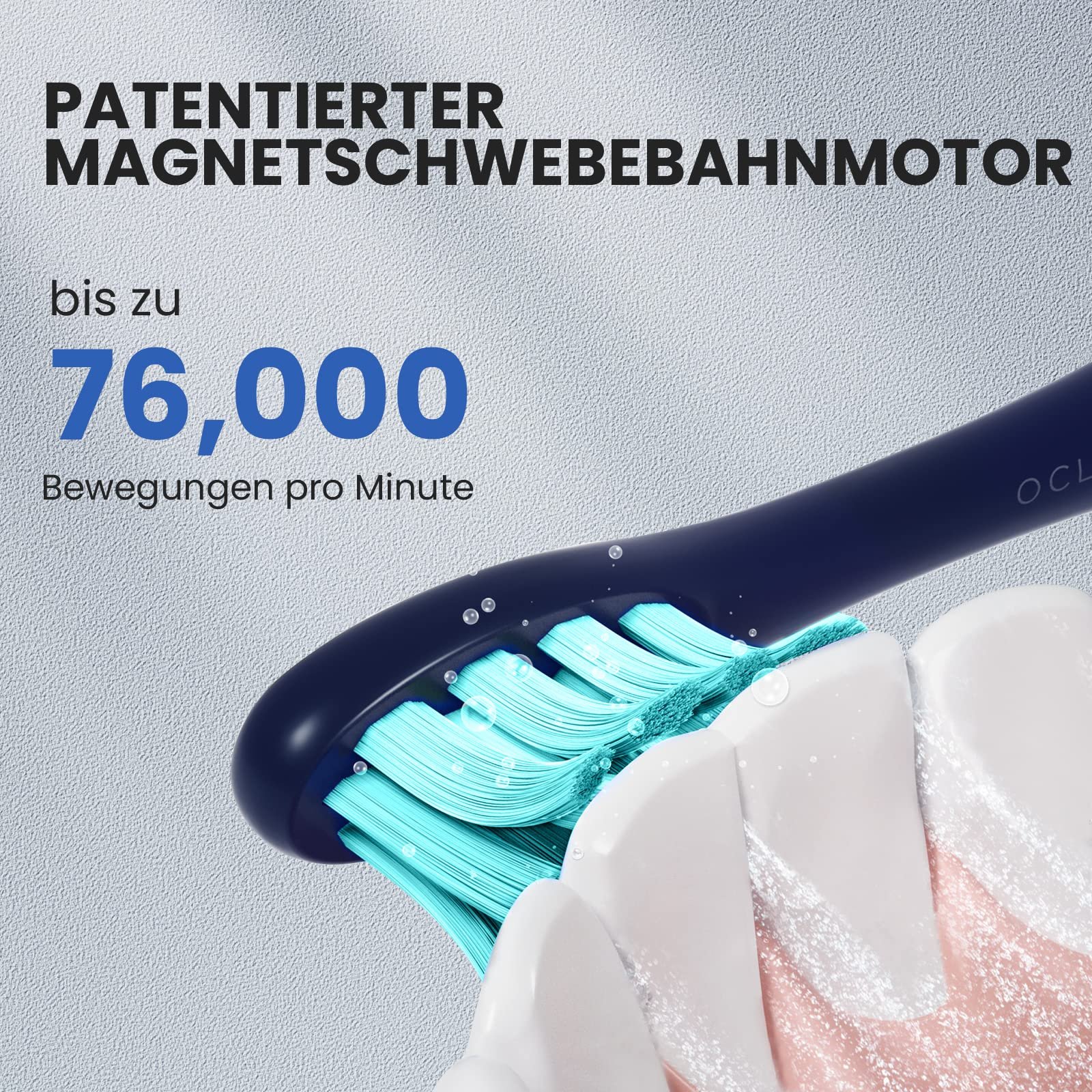 Електрична зубна щітка Oclean Find Duo Set, 2 шт, 5 режимів, звукова, 180 днів роботи від акумулятора, IPX7 - рожева та синя, фото №4