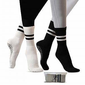 Шкарпетки для йоги JCZANXI з нековзними вставками для жінок - Фото 1