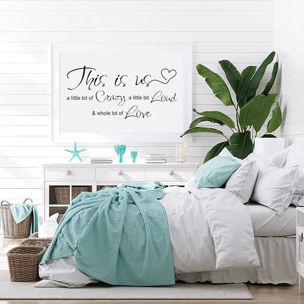 Наклейка на стіну This is Us Crazy Loud Love Vinyl, фото №4