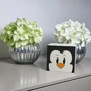 Скарбничка дерев'яна Пінгвін з мордочкою тварини synthetic.ua - Фото 1