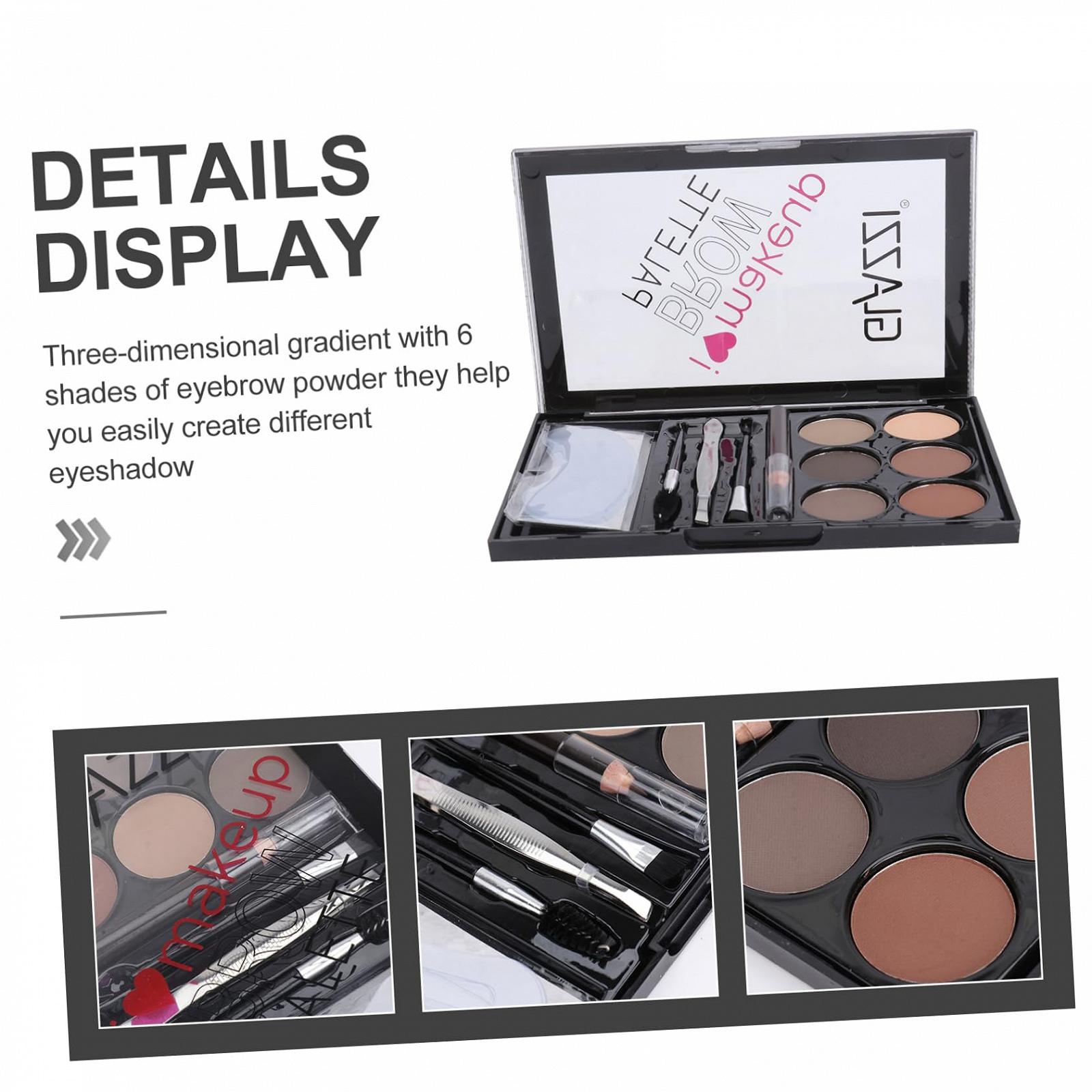 Набір Beaupretty Матова пігментована шімерна Пудра для брів, фото №3 Набір Beaupretty Матова пігментована шімерна Пудра для брів, фото №3