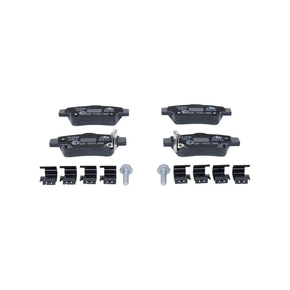 Комплект тормозных колодок дискового тормоза ATE 13.0460-5754.2 задний мост для HONDA, фото №1