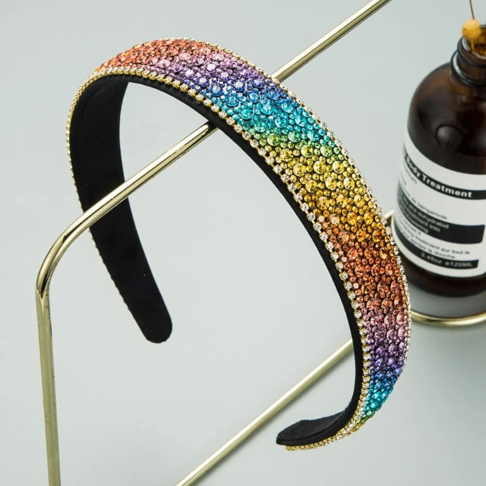 Обруч для волосся зі стразами, фото №5