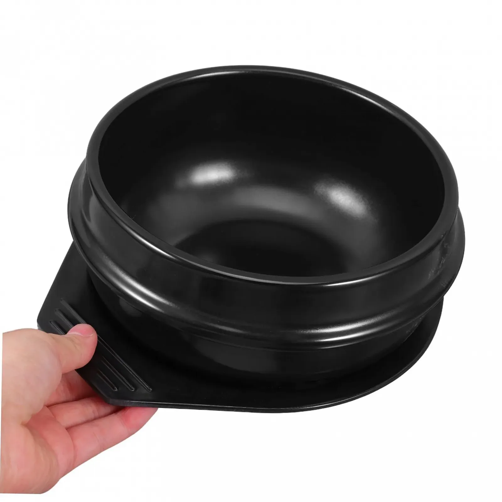 Горщик керамічний з підставкою Універсальний 1 шт. Термостійкий, фото №4 Горщик керамічний з підставкою Універсальний 1 шт. Термостійкий, фото №4